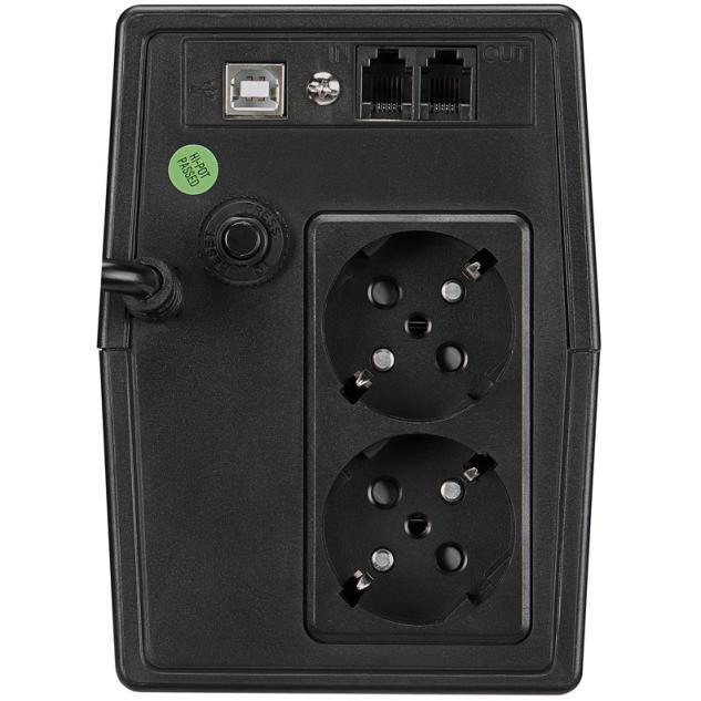 SP Fortron iFP600 Line-interactive UPS 600VA,360W,SCHUKO*2,12V/7AH*1,LCD VERSION ,230V 