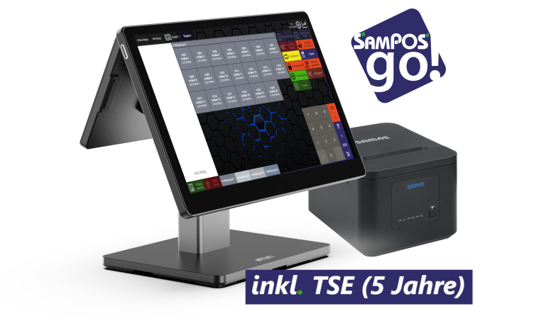 SamPOS go! Paket XL eco+ (Swan 2m. Kundendisplay) 