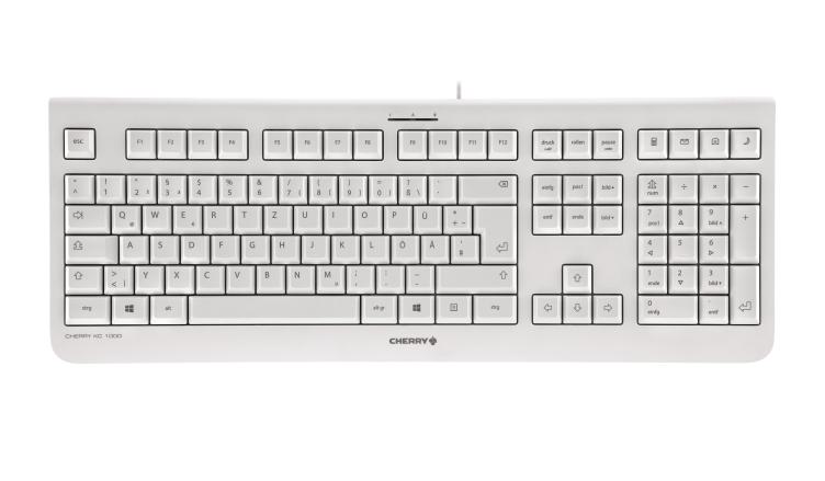 Cherry KC1000 USB grey QWERTZ DE 