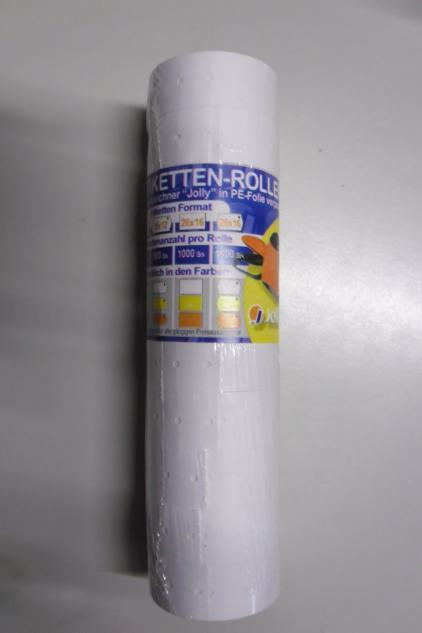Etiketten Weiss 21 x 12 gerade 