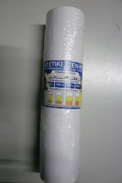 Etiketten weiss  26 x 16 gerade 