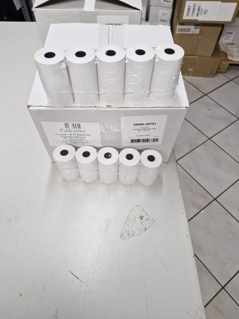 50 Thermobonrollen 80/25m/12  BPA-Frei 