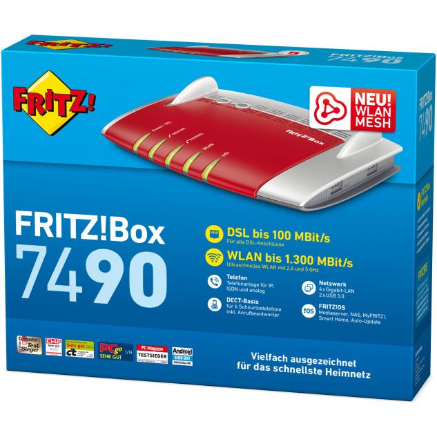Router Fritzbox 7490 refurbished 